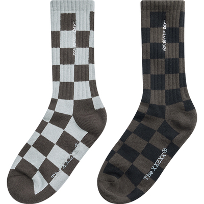 XXZXX长筒袜子男女同款潮牌