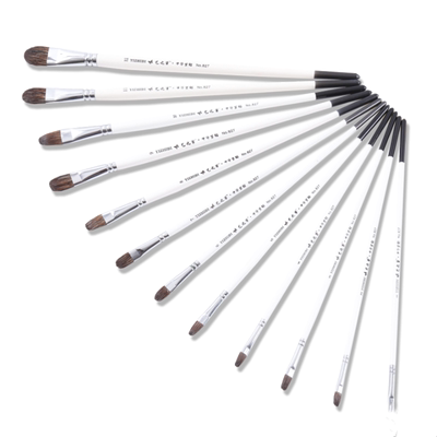 1号美术用紫貂毛水粉笔套装