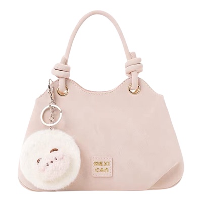 稻草人春季新品菜篮子手提斜挎包