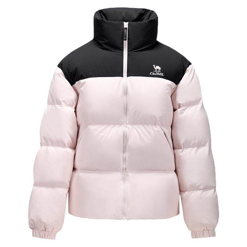 骆驼火炉3.0羽绒服女款冬季立领连帽外套加厚防泼水防风面包服男