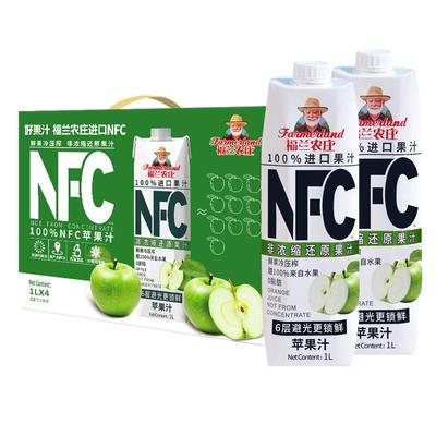 福兰农庄1L*12整箱NFC果汁0添加