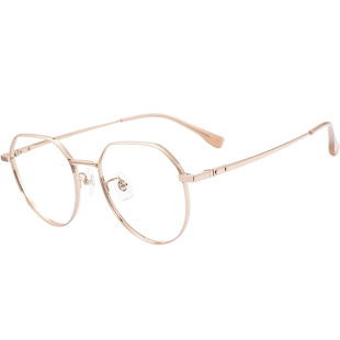 超轻纯钛近视眼镜男女学生大框显瘦配有度数离焦防控儿童眼睛框架