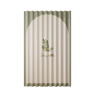 无门衣柜遮挡帘柜子衣橱鞋架防尘遮丑布帘子轨道式移动拉帘橱窗子