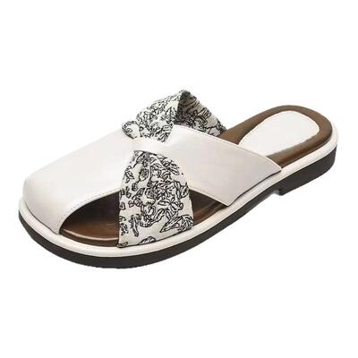 包头半拖鞋女外穿时尚懒人凉拖2025夏季新款穆勒鞋大码女鞋41