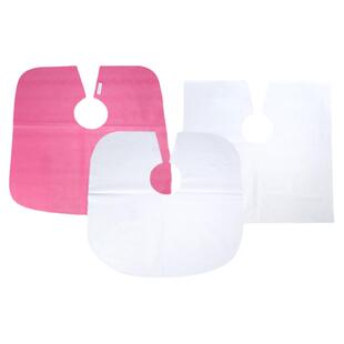 美容一次性围兜化妆围脖美甲纹身理发披肩无纺布围裙围布防水防油