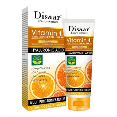 Vitamin C Face Cleanser Whitening Facial Wash Hyaluronic洁面