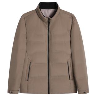 劲霸男装秋冬季新款男士短版夹克羽绒服商务易打理外套|BRHE4330