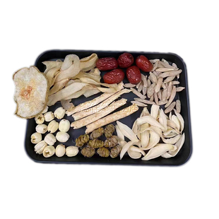 熬夜润燥石斛滋阴汤包麦冬沙参玉竹百合莲子雪梨肝火旺广东养生茶