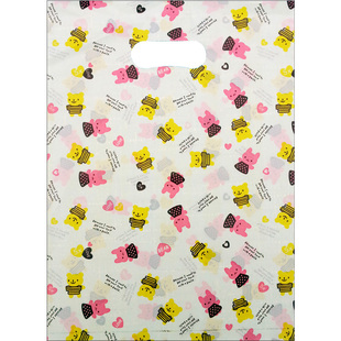 包邮 加厚卡通时尚服装袋子/购物袋手提袋塑料胶袋批发大中小号