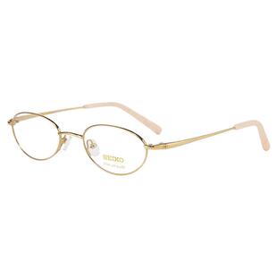SEIKO精工眼镜框钛合金女商务小框眼镜架可配高度数近视镜片2027