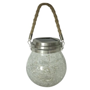 太阳能灯防水小夜灯庭院阳台氛围别墅花园布置裂纹挂树装饰灯