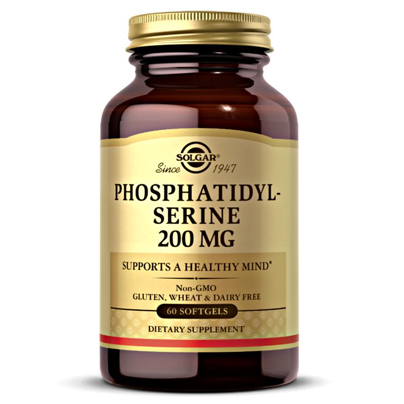 solgar进口磷脂酰丝氨酸软胶囊补脑记忆力学生ps补充大脑营养神经
