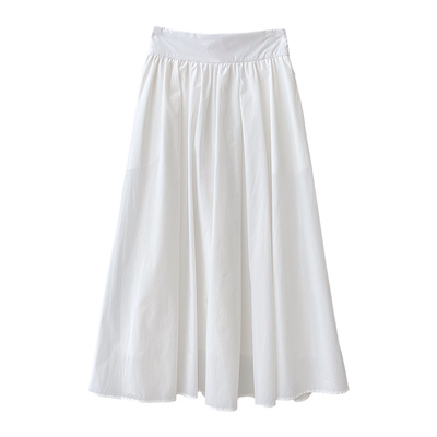 吴大潼高级感法式大摆A字半身裙