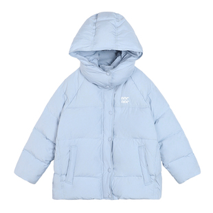 NORNOR陈大猪女童加厚羽绒服保暖冬装防风杜邦三防儿童可拆帽外套