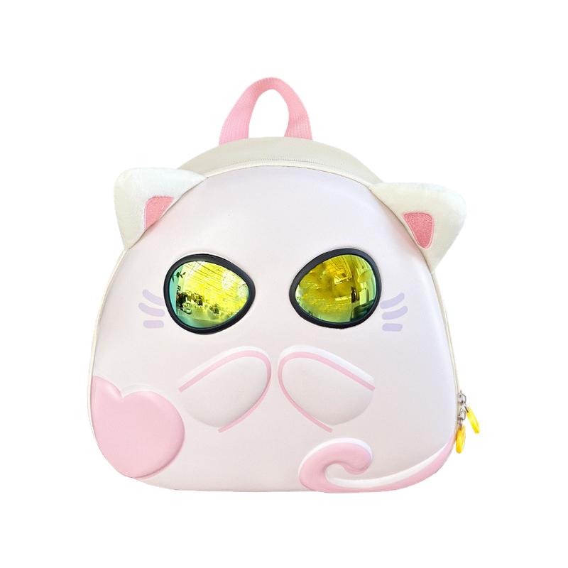 幼儿园时尚硬壳墨镜猫咪儿童书包