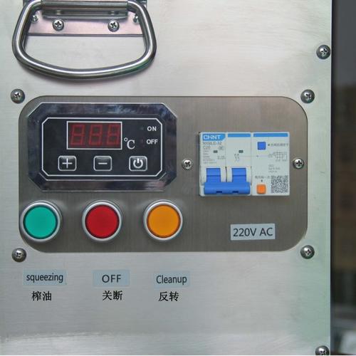 橄榄榨油机冷热双榨不锈钢菜籽榨油机出口货源