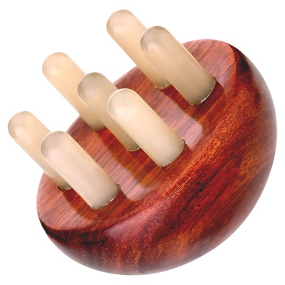 KRRAMEL正品羊角梳按摩梳经络梳