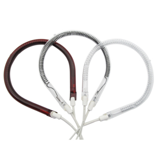 通用小太阳电暖扇发热管烤火炉取暖器加热管1200W电炉丝酒红灯管