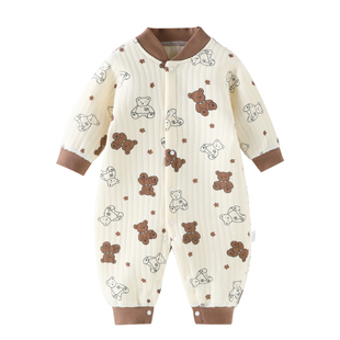 0新生2女宝宝3幼儿4男婴儿5连体6哈衣服装7纯棉8春秋季1岁12个月9