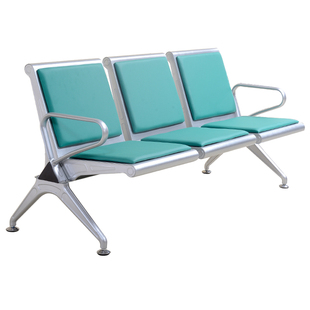 连排椅三人位不锈钢候诊椅公共座椅输液椅医院椅等候椅长椅机场椅