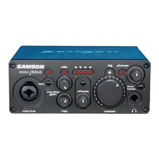 SAMSON山逊 SOLO声卡 USB外置声卡手机电脑蓝牙直播录音唱K歌专用