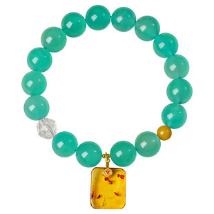 宫里上新天河石手串女款无事牌水晶手链天然高级感生日礼物送妈妈