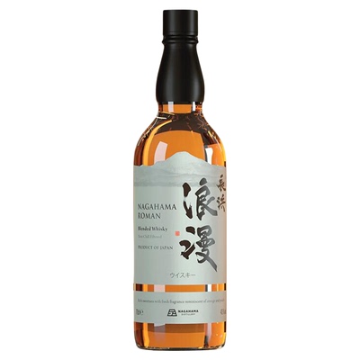 长滨浪漫威士忌日本原瓶进口调和8年纯麦威士忌洋酒whiskey正品
