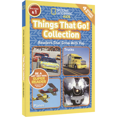 National Geographic Kids Ocean Animals Planet Earth Things That Go 美国国家地理分级读物 儿童英语读物 英文原版进口图书