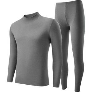 雅鹿男士保暖内衣加绒加厚套装男款防寒保温巨厚抗寒东北零下40度