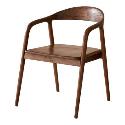 北美白蜡木北欧侘寂风舒美特椅