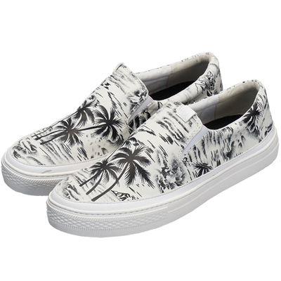 BLESSSHOE椰树涂鸦懒人鞋