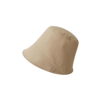 娇娇女纯色水桶帽休闲百搭显脸小