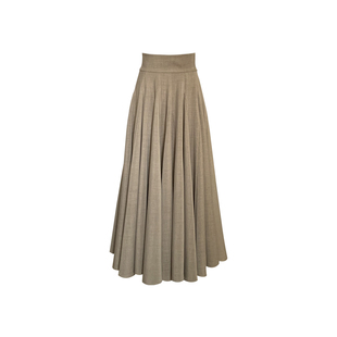 Middletone | 巴黎夜色 秀款重磅款高腰半身裙女秋冬遮肉a字长裙