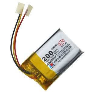 中顺芯 蓝牙鼠标便携仪器表带NTC保护三线小尺寸聚合物锂电池3.7V