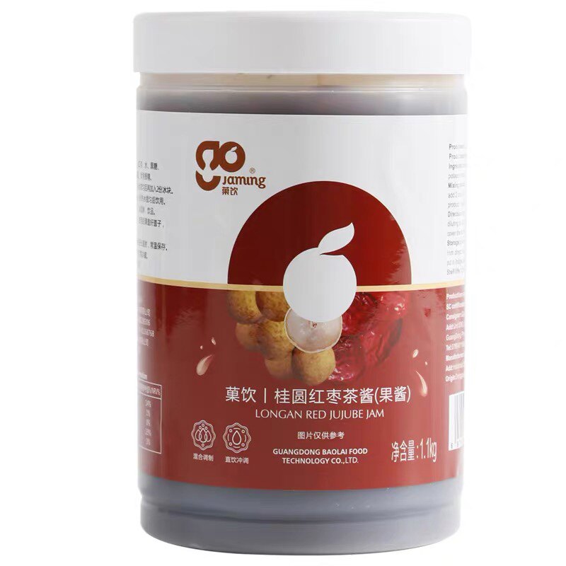 果饮黑糖生姜红枣果酱1.1kg商用