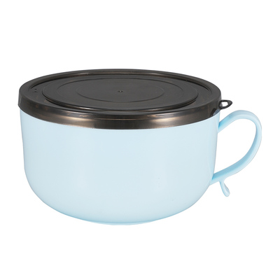 不锈钢学生可爱风饭盒餐具套装