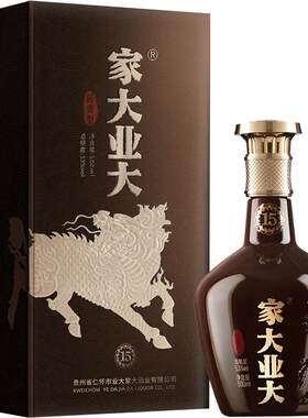 家大业大窖藏15酱香型白酒53度