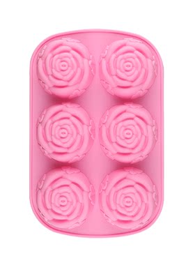 食品级玫瑰花苹果蛋糕模宁焙硅胶