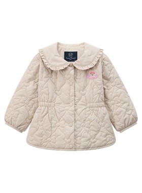 TeenieWeenieKids翻领收腰棉服