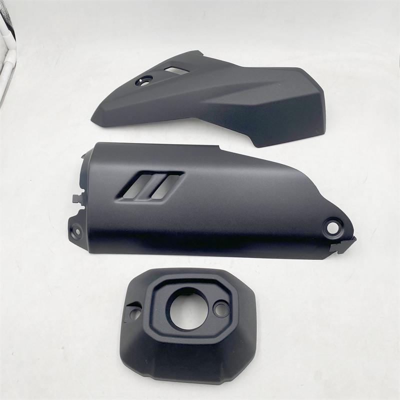 适用UHR150/HJ150T-28踏板车排气管消声器装饰罩防烫板装饰盖