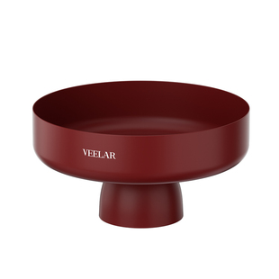 VEELAR水果盘红色乔迁结婚艺术客厅家用茶几精致高颜值零食糖果盘