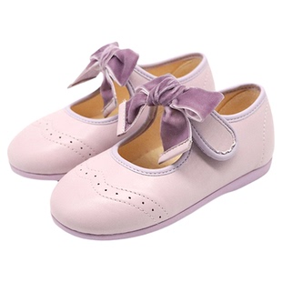 little winkaa布鞋儿童女丝绒公主鞋魔术贴舞蹈鞋宝宝春秋LW33002