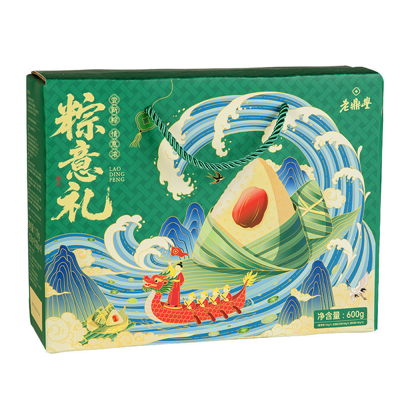 蜜枣甜粽子礼品东北老鼎丰粽意礼