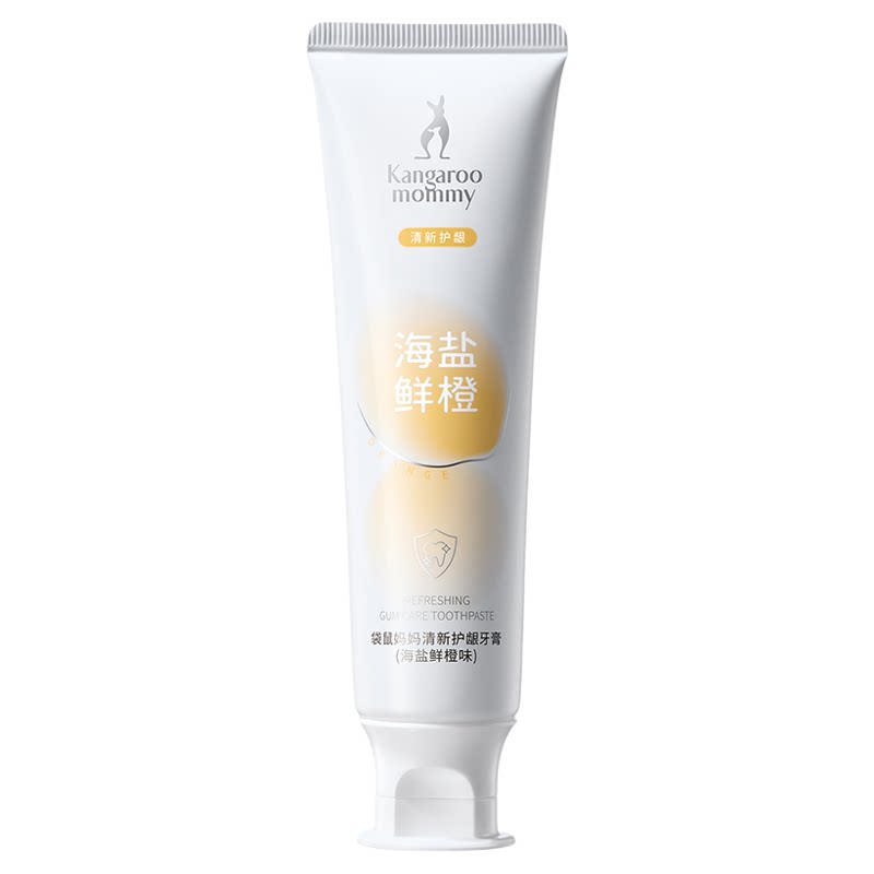 袋鼠妈妈牙膏无氟牙刷口腔护理套孕产妇牙膏/漱口水