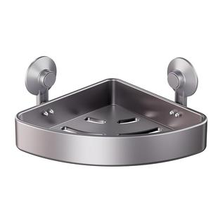 太力免打孔吸盘浴室三角置物架墙角洗手间转角厕所卫生间洗浴收纳