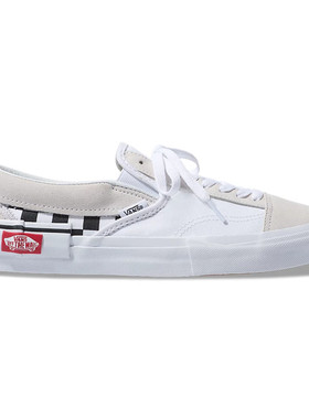 VANS经典一脚蹬解构白色低帮35码
