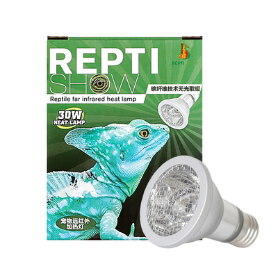 reptishow碳纤维远红外线加热灯