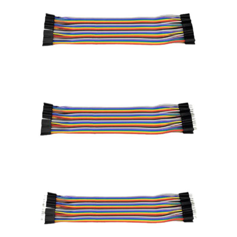 40P杜邦线 彩排线 母对母 公对母 公对公头 2.54mm10/20//30/40CM