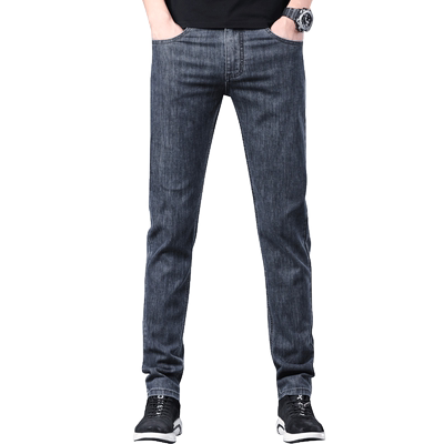 罗蒙牛仔裤男夏季薄款直筒休闲裤