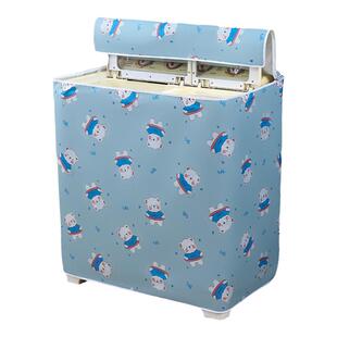 新款海尔双缸双桶老式荣事达双筒半自动洗衣机罩防水尘防晒套全包